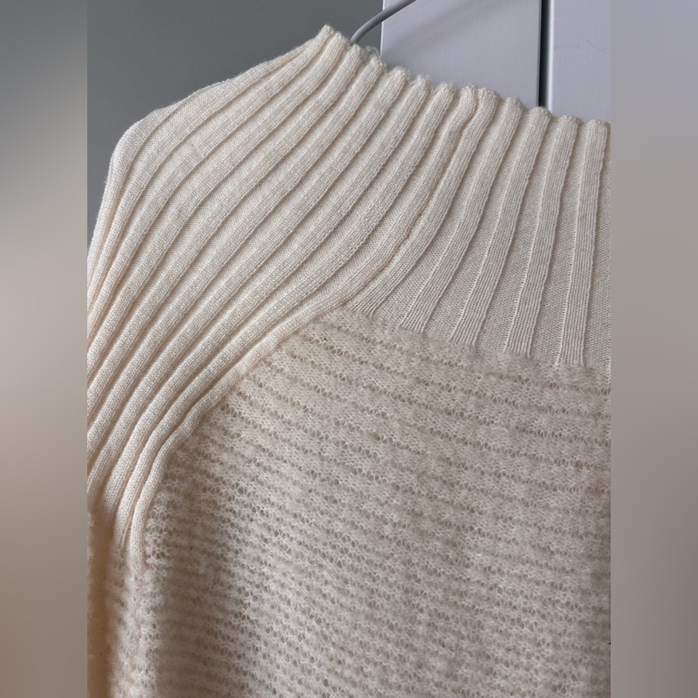 Free People Cream Cowl Neck Sweater - Picture 2 of 7